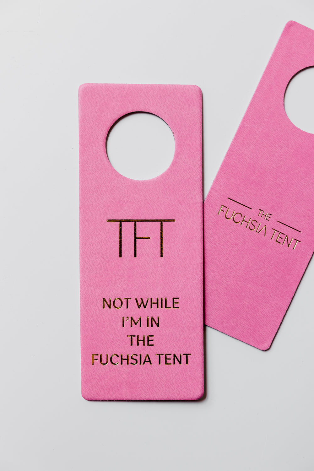 Fuchsia Door Hang (Not While I'm in The Fuchsia Tent)