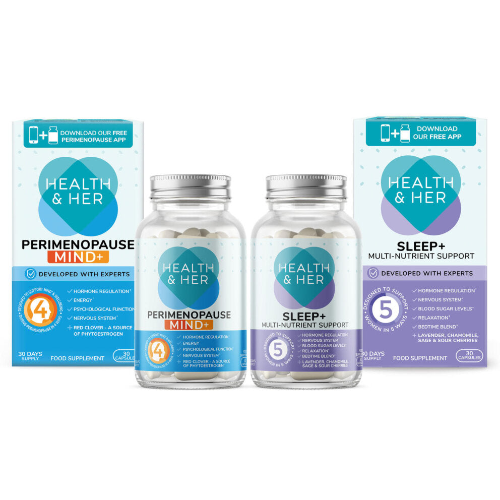 Health & Her Perimenopause Mind+ Day & Night Supplement Bundle